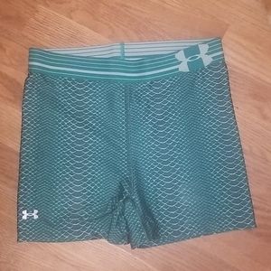 Under armour spandex shorts